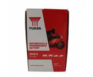 Yuasa Battery 6V B49-6 Acid Free 91x83x161mm 8A 1,20A for BMW Moto Guzzi Y