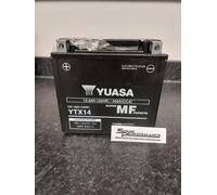 Yuasa Battery for Suzuki DL 1000 Vstrom 2002 to 2016 YTX14