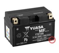 Yuasa Battery Motorcycle Battery TTZ10S (TTZ10S(CP)) 12V Maintenance-Free AGM 9.1Ah 190A Silver