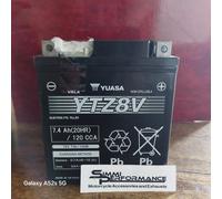 Yuasa Ytz8v Agm Battery Silver