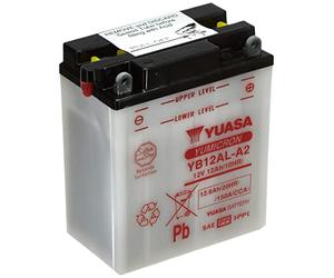 YUASA BATTERY YB12AL-A2 open without acid