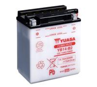 YUASA BATTERY YB14-B2 open without acid