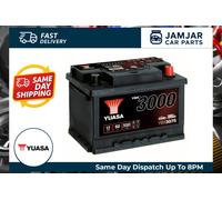 YUASA Battery YBX3075 12V 60Ah 550A B13 B14 Ford Sierra 2.8 XR4i 2.8 XR 4x4 2.0