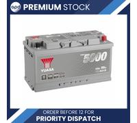 Yuasa YBX5019 Silver High Performance SMF Battery EU DIN 12V 100Ah HSB019