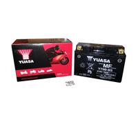 Yuasa Battery Yuasa YT9B Pre-Charged Sealed Conventional Motorcycle Battery 12 Y