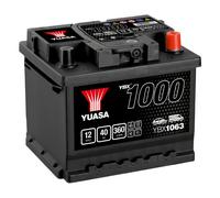 YUASA Car Battery 12V 40Ah 360A B13 B14 T1 Starter Fits VW Beetle 1200