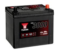 YUASA Car Battery 12V 60Ah 500A T1 Starter SMF Fits Isuzu Gemini 1.5 TD