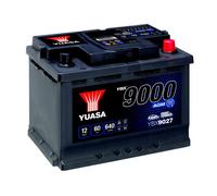 YUASA Car Battery 12V 60Ah 640A B3 T1 Starter VRLA Fits VW Caddy 1.4 TGI CNG
