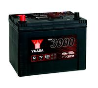 YUASA Car Battery 12V 72Ah 630A T1 Starter SMF Fits Mitsubishi L200 2.6 4WD