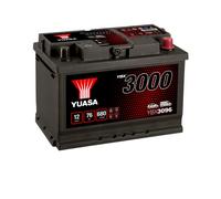 YUASA Car Battery 12V 76Ah 680A B3 T1 Starter SMF Fits Opel Insignia 2.0 Turbo