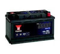 YUASA Car Battery 12V 80Ah 800A B3 T1 Starter VRLA Fits Jeep Compass 2.0 CRD 4x4
