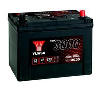 YUASA Car Battery YBX3030 12V 72Ah 630A 4 Years Warranty T1 Starter SMF
