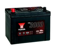 YUASA Car Battery YBX3031 12V 72Ah 630A 4 Years Warranty T1 Starter SMF