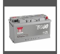 Yuasa YBX5019 Silver High Performance SMF Battery EU DIN 12V 100Ah HSB019