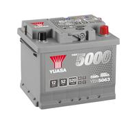 Yuasa Car Battery YBX5063 - 520a 52Ah Silver High Performance - Ready To Fit