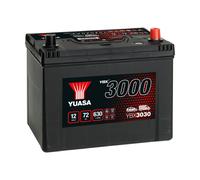 Yuasa YBX3030 12V 72Ah 630CCA Sealed Maintenance Free High Performance Car Battery