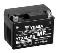 Yuasa Motorcycle Battery YTX4L-BS // 12V 3Ah
