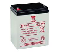 Yuasa NP Series Valve Regulated Lead-Acid Battery SLA 12V 4.0Ah NP4-12