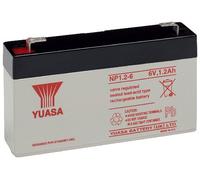 Yuasa NP1.2-6 Lead Battery 6V (Faston 187-4.8mm)