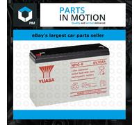 Yuasa NP10-6 6V Lead Acid Battery, UPS Backup Alarm and Emergency Battery (Pack of 1)
