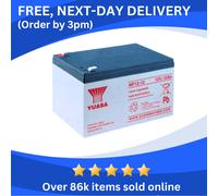 Yuasa NP12-12 12V 12Ah AGM Battery | Sealed Rechargeable Deep Cycle Battery