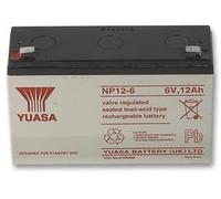 YUASA - NP12-6 - BATTERY, 6V, 12AH