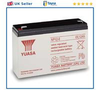 Yuasa NP12-6 Lead Acid Battery 6V 12Ah