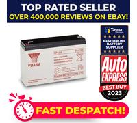 Yuasa NP12-6 Lead Acid Battery 6V 12Ah