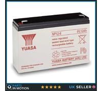 Yuasa NP12-6 Lead Acid Battery 6V 12Ah