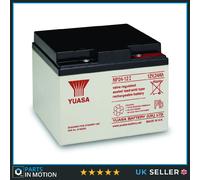 Yuasa NP24-12 Valve Regulated Lead Acid (VRLA) Battery 12V 24Ah