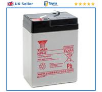 Yuasa NP4-6 Valve Regulated Lead Acid (VRLA) Battery 6V 4Ah