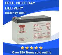 Yuasa NP7-12 12v 7ah Rechargeable Battery - Bait Boat - Stairlift - Alarm panel