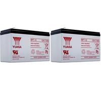 Yuasa NP7-12 12V Lead Acid Battery, UPS Backup Alarm and Emergency Battery (Pack of 2)