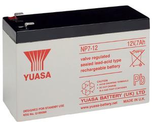 Yuasa NP7-12 Lead Battery 12V (Faston 230-6.35mm)