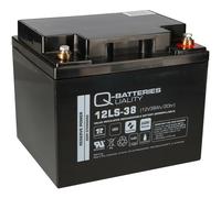 Yuasa NPC38-12 Replacement Q-Batteries 12LS-38 12V 38Ah AGM VRLA Battery