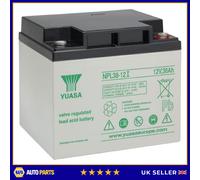 Yuasa NPL38-12 - NPL-Series - Valve Regulated Lead Acid Battery 12V 38Ah