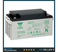 Yuasa NPL65-12 - NPL-Series - Valve Regulated Lead Acid Battery 12V 65Ah