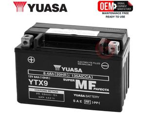 Yuasa Original Sealed Battery YTX9-BS For Triumph Trident ABS 660 2021-2024