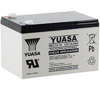 Yuasa REC14-12 12V Lead Acid Cyclic Battery, Maintenance Free Deep Cycle Power for Mobility Scooters, Golf Carts and Other Cyclical Applications (Pack of 1)
