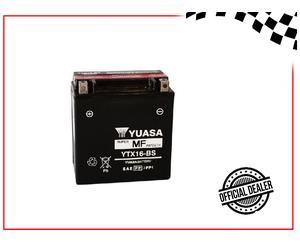 Yuasa Sealed Battery YTX16-BS 12V14Ah for Kawasaki Vulcan VN 1500-1600-1700