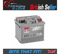 Yuasa YBX5063 12V Silver 063 Series Car Battery 50Ah 480A