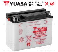 Yuasa Y50-N18L-A Battery 12V 20Ah Ducati Sport Desmo Twin Parallel 500 1977