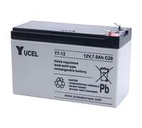 Yuasa Y7-12 Sealed Rechargeable Lead-Acid Battery - 12V 7AH C20
