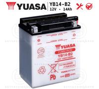 Yuasa YB14-B2 12V 14Ah Battery Honda CB 350 S 1988-1990