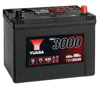 Yuasa YBX3030 12V 72Ah 630CCA Sealed Maintenance Free High Performance Car Battery