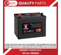 Yuasa YBX3031 12V 72Ah 630CCA Sealed Maintenance Free High Performance Car Battery