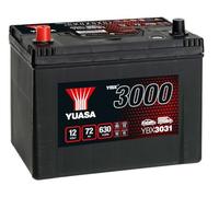 Yuasa YBX3031 12V 72Ah 630CCA Sealed Maintenance Free High Performance Car Battery