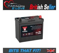 Yuasa YBX3053 SMF Battery 12V 45Ah 400A (+Adaptor T3 toT1)