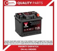 Yuasa YBX3063 SMF Battery 440 CCA 45Ah 3 Year Warranty