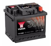 Yuasa YBX3063 12V Car Battery 45Ah 425A 063 Type Sealed Maintenance Free